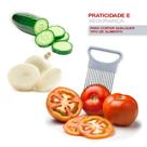Segurador de Alimentos em Plástico e Aço Inox para Cortes