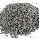 Seixos de jardim pequenos polidos River Rocks CJGQ Black 3,2 kg