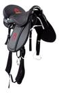 Sela de Cavalo Australiana Mangalarga Soft Preta Simples 16 Polegadas Passeio
