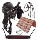 Sela Pra Cavalo Marrom Americana Tradicional 16 Polegadas + Itens Lançamento!