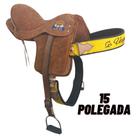 Sela Semi Profissional De Cavalo de Vaquejada em Couro Legitimo
