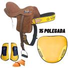 Sela Semi Profissional Vaquejada Cavalo em Couro manta caneleira Sela Semi Profissional Vaquejada Cavalo em Couro manta caneleira
