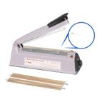 Selador de bolsas R-PACK Impulse Heat Sealer com cortador de 20 cm roxo