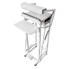 Seladora Pedal de 30cm para Embalagens Aluminizadas de Salgadinho Picolé Doces Recravada com 1 Datador 220V