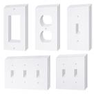 Seladores de placas de parede Tondiamo, pacote com 46 unidades, isolamento de espuma, branco Seladores de placas de parede Tondiamo, pacote com 46 unidades, isolamento de espuma, branco