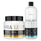 Selagem Sealant Silk 3D 1l Máscara Pratudo 1Kg Capilar