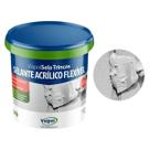 Selante Acrílico Flexível Trincas Fissuras Massa 5kg Viapol