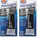 Selante adesivo Permatex 81158 Silicone preto 90mL (pacote com 2)