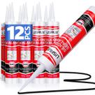 Selante de silicone e calafetagem LISRUX Black 300mL (12X300mL)