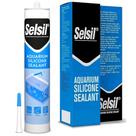 Selante de silicone para aquário SELSIL transparente 300mL