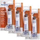 Selante de Silicone Permatex 81730 para Para-brisa e Vidro - Kit com 4 Unidades