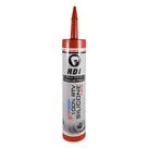 Selante de silicone Red Devil RD PRO 100% resistente ao calor 300mL