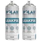 Selante de telhado à prova d'água Polar Clear Leak Fix Spray 400mL x2