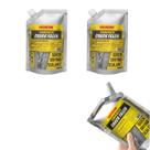 Selante De Trinca Kit 2 Uni Rachadura Impermeavel Autonivelante Obra Concreto Piso Laje Reparo Preenchedor de Fissuras Selante De Trinca Kit 2 Uni Rachadura Impermeavel Autonivelante Obra Concreto Piso Laje Reparo Preenchedor de Fissuras