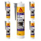 Selante PU 40 SikaSeal 142 Cinza Multiuso 360g - 5 UN