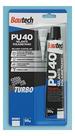 Selante PU40 Branco 50g Bautech Cola PU Vedante Construção Alta Resistência Selante PU40 Branco 50g Bautech Cola PU Vedante Construção Alta Resistência