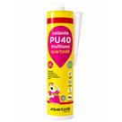 Selante PU40 Multiuso Quartzolit Branco 360g Alta Resistência Vedação e Colagem