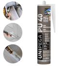 Selante PU40 Poliuretano Cinza 400g Adesivo Vedação Alta Resistência Madeira Vidro Metal