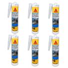 Selante Sika Sikasil 401 Para Piscinas Transparente 280ML Com 1, 3, 6 e 12 Unidades