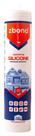 Selante ZBOND Silicone Acético Incolor 240ml - Ideal para Vidros e Alumínio