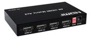 Seletor Splitter Matrix 4x2 Hdmi 4 Entradas E 2 Saidas
