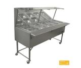 Self Service Quente Encosto Fritomaq 7 Cubas 249x60