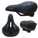 Selim Absolute com Gel Elastômero Super Confortável Bike Preto/Vermelho Macio Ergonômico MTB Speed Passeio Selim Absolute com Gel Elastômero Super Confortável Bike Preto/Vermelho Macio Ergonômico MTB Speed Passeio
