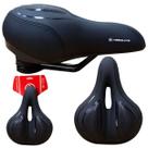 Selim Absolute Comfort Vazado Aplique em gel e mola Preto