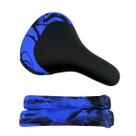 Selim BMX GTS-K Tipo DDK C/ Carrinho + Par de Punhos Laranja -