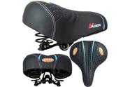 Selim Conforto Gel - City Bike - 2 Molas Big - Vader (Preto)