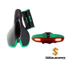Selim mtb c/vista e manopla -gts verde