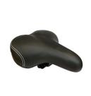 Selim plus bicicleta bike 2 molas conforto preto 25 x 21 cm