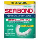 Selos adesivos para dentaduras Sea Bond Secure Fresh Mint 30 unidades