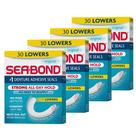 Selos adesivos para dentaduras Sea Bond Secure Original Lowers 30ct Selos adesivos para dentaduras Sea Bond Secure Original Lowers 30ct
