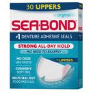 Selos Adesivos Sea Bond Secure Original para Dentadura Superior - 30 Unidades