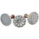 Selos de biscoito Nordic Ware Heirloom Cast Aluminium Grey