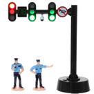 Semáforo de brinquedo Alipis Kids Traffic Light modelo preto/vermelho