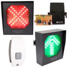 Semáforo Led Direcionável 152 Leds Bivolt Receptor Botoeira Ipec
