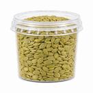 Semente de abobora descascada crua 100g - pote com tampa Semente de abobora descascada crua 100g - pote com tampa