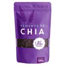 Semente de Chia Natural 120g para Uso Culinario em Bebidas, Frutas, Receitas Diversas Sem Gluten Sem Lactose Semente de Chia Natural 120g para Uso Culinario em Bebidas, Frutas, Receitas Diversas Sem Gluten Sem Lactose