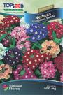Semente Verbena Grandiflora Sortida Topseed F044 -10 Pacotes - Praxedes