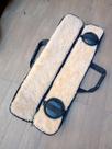 Semi case arco violoncelo 82x12x4 capota marítima Pelucia
