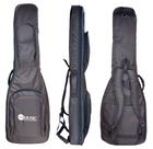 Semi case rígida p/ guitarra marrom "ams"