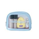 Semicírculo Necessaire Bolsa Maquiagem Cosméticos Pequena Presente Impermeável WahsBag