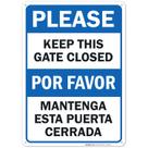 Señal "Sigo Signs Mantenga esta Puerta Cerrada" 25x35 cm en Aluminio Señal "Sigo Signs Mantenga esta Puerta Cerrada" 25x35 cm en Aluminio