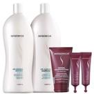 Senscience Silk Moisture Duo 1L Renewal Mask 150ml e CPR Tratamento Reconstrutor 2x25