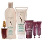 Senscience Silk Moisture Duo Home Care Renewal Mask 150ml CPR Tratamento Reconstrutor 2x25ml e True Hue Oleo 55ml