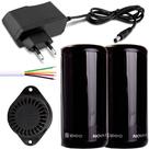 Sensor de Barreira Ativo Feixe Simples + Sirene + Fonte 12V 2A + Cabo Flexível 4 vias 30 metros Sensor de Barreira Ativo Feixe Simples + Sirene + Fonte 12V 2A + Cabo Flexível 4 vias 30 metros