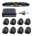 Sensor De Estacionamento 8 Pontos Kx3 Cor Preto Fosco