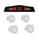 Sensor De Estacionamento Kx3 4 Pontos Display Branco Sensor De Estacionamento Kx3 4 Pontos Display Branco